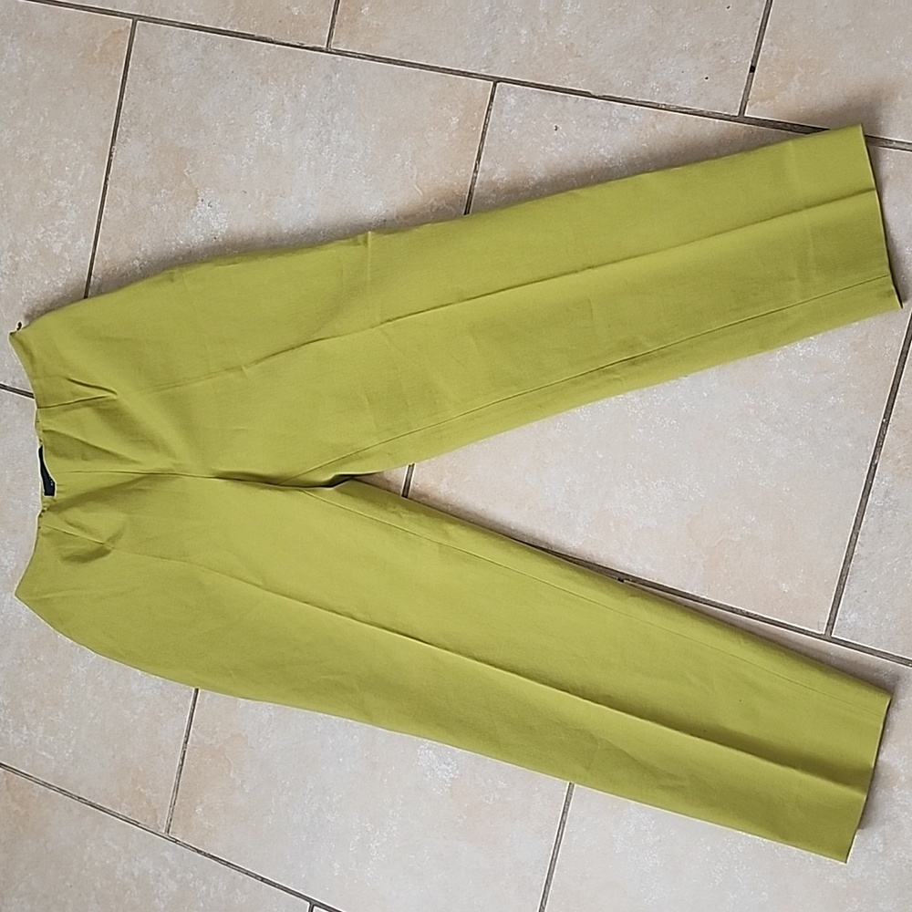 Piazza Sempione Green New Cropped Pants Size Small - Picture 2 of 11